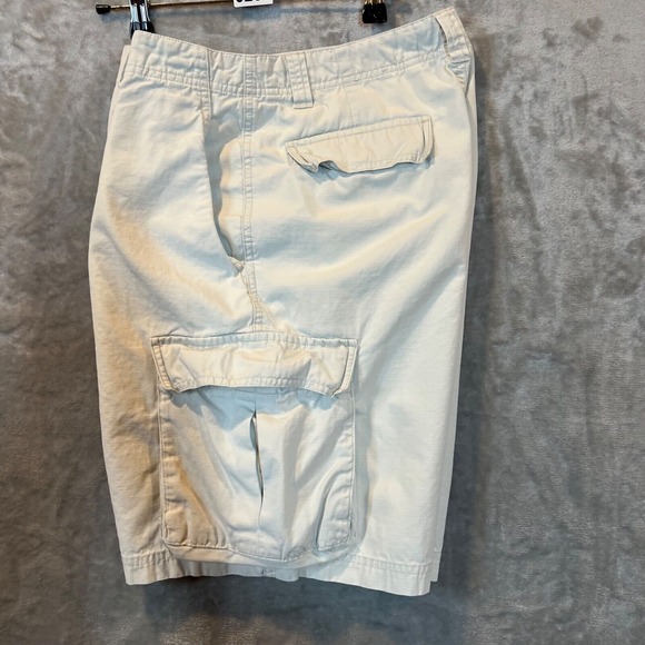 J Crew Cargo Shorts Mens size 31 Beige Preppy Skater‎ Y2K - Picture 4 of 10